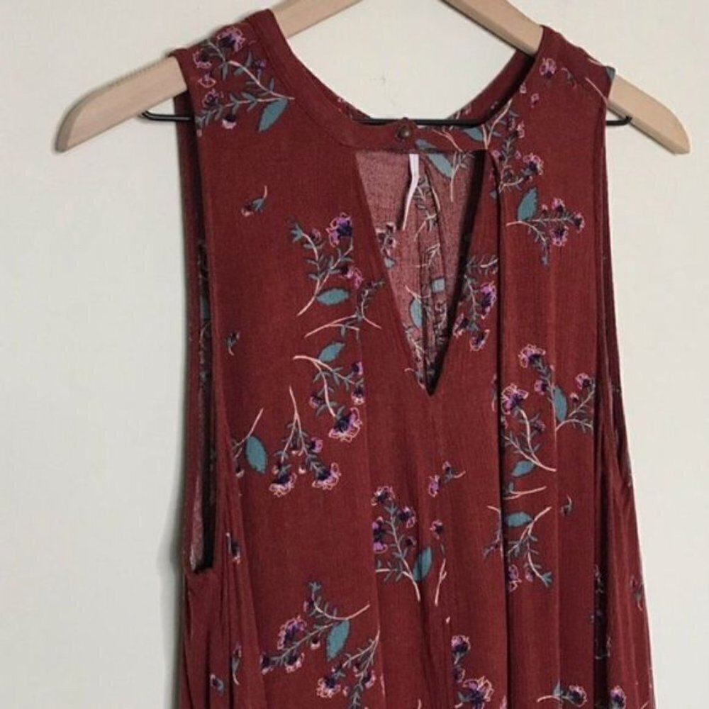 Free People Tree Swing Tank Dress size Medium - Picture 4 of 6